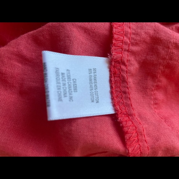 Lily Moss orange jacket with epaulets and two front pockets. - Picture 3 of 6